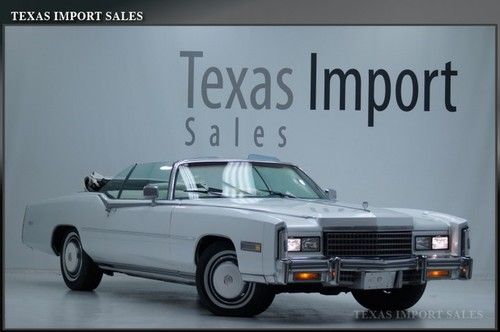 1975 eldorado fleetwood convertible,pearl white,must see!