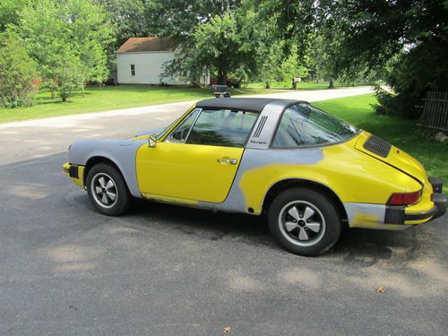 1975 porsche 911s targa new motor all the upgrades a/c car 5 speed nice project