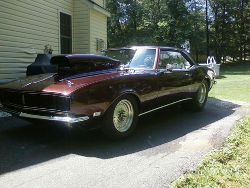 1968 chevrolet camaro rs drag car pro street