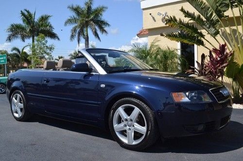 Florida a4 cabriolet convertible sport premium lighting xenon 56k leather 1.8t