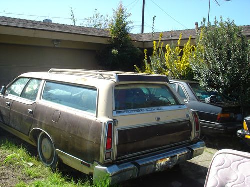 1972 mercury grand marquis station wagon (460 police engine)