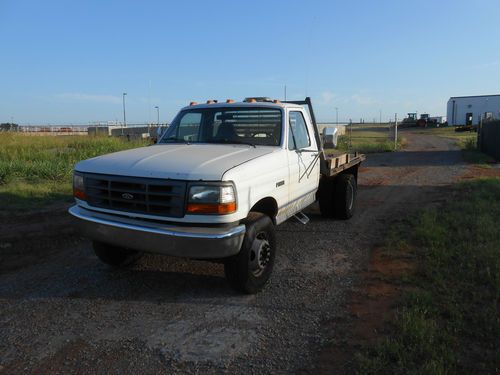 1997 ford f450 super duty flat bed dual rear wheels