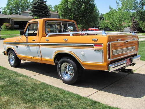 1976 Ford F100 Ranger  Rotissoree restored original, image 3