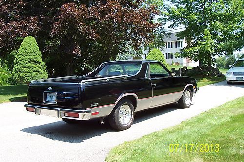 1987 el camino ss in mint condition 100% original