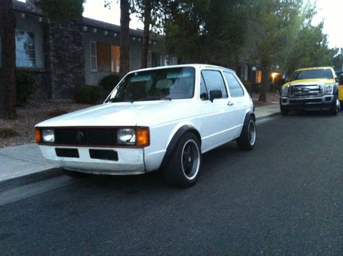 1984 vw rabbit gti, turbocharged