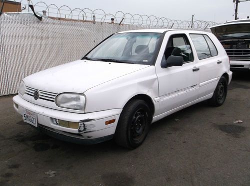 1997 volkswagen golf, no reserve