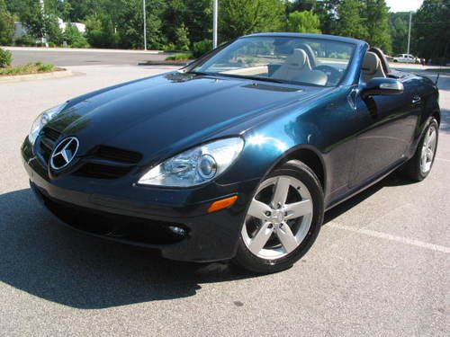 2006 mercedes-benz slk280 convertible **only 36k miles -- 1 owner capri blue/tan