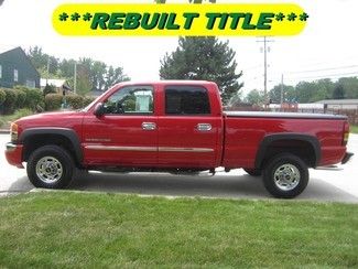 2006 gmc 2500hd 2wd sle2 rebuilt title