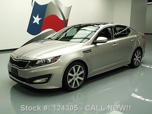 2011 kia optima sx t-gdi turbo premium pano sunroof 27k texas direct auto