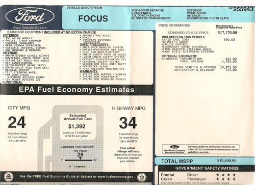 2010 Ford Focus SE Local One Owner, Microsft SYNC, Bluetooth, like new condition, US $12,995.00, image 11
