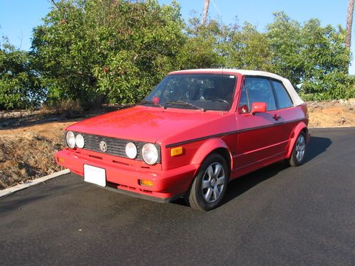 1990 volkswagen vw cabriolet convertible convertable no reserve