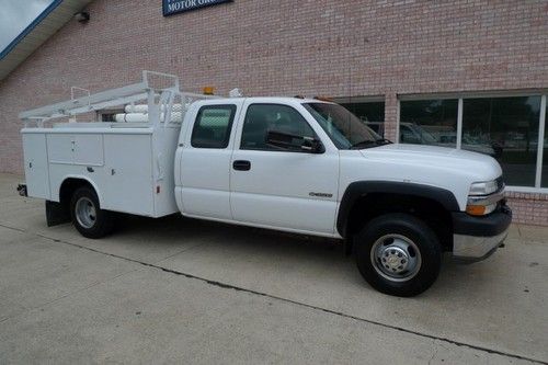 2001 chevrolet silverado 3500 service truck 4x4 4wd