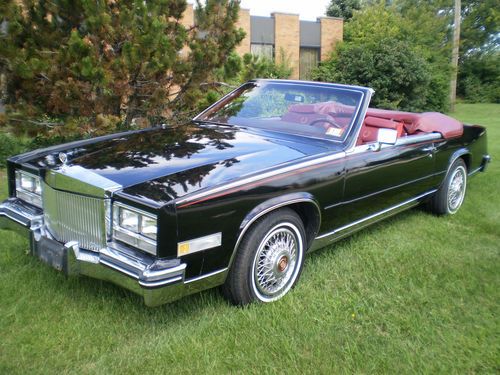 85 cadillac eldorado convertible