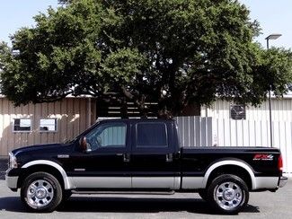 2005 black lariat fx4 6.0l v8 4x4 b&amp;w trailer hitch leather spray in bed liner