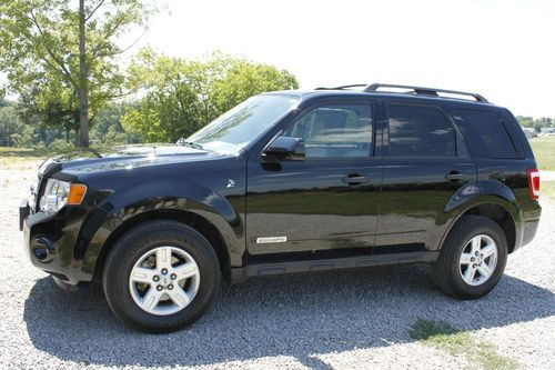 2008 black ford escape hybrid. low miles