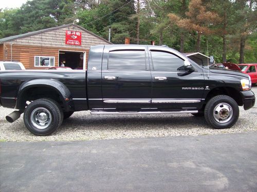 2006 dodge ram 3500 laramie extended crew cab pickup 4-door 5.9l dually