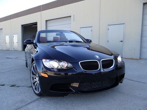 2011 bmw m3 convertible warranty black with red loaded double clutch nav prem