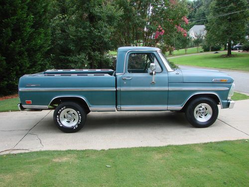 1969 f-100 ranger short bed rust free georgia truck auto,disc brakes, 302, p/s