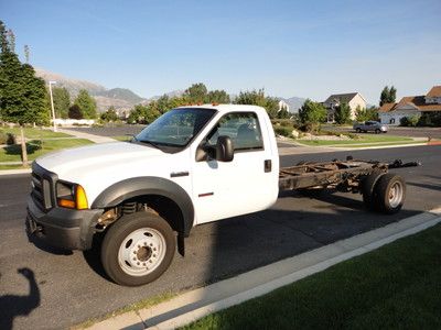 2006 ford f450,diesel,xl,132k miles,cab chassis,runs excellent!2wd