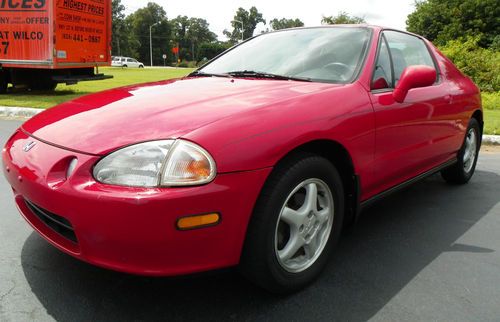 1995 honda del sol 116k red targa top automatic runs great honda great on gas