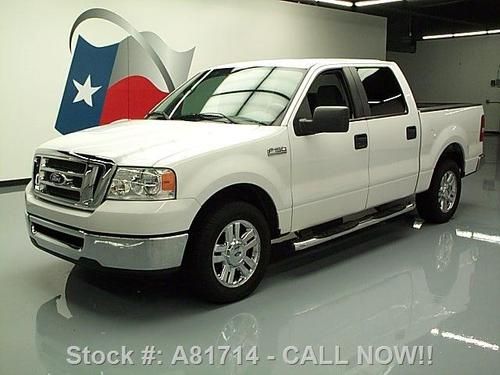 2008 ford f-150 crew 4.6l v8 side steps bedliner 76k mi texas direct auto