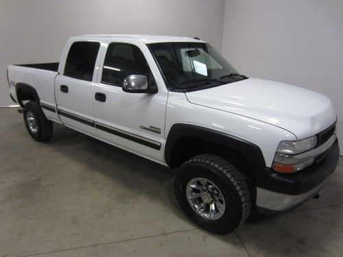 02 CHEVY SILVERADO 2500 DURAMAX TURBO DIESEL 4X4 CREW SHORT AUTO 1 OWNER 80+PIX, US $11,495.00, image 3