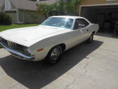 1972 plymouth barracuda all original 318 ac  wow