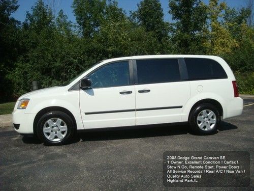 2008 DODGE GRAND CARAVAN SE 1OWNER STOW N GO CD/iPOD CARFAX POWER SLIDING DOORS, US $6,975.01, image 3