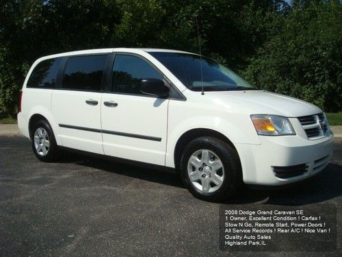 2008 DODGE GRAND CARAVAN SE 1OWNER STOW N GO CD/iPOD CARFAX POWER SLIDING DOORS, US $6,975.01, image 4