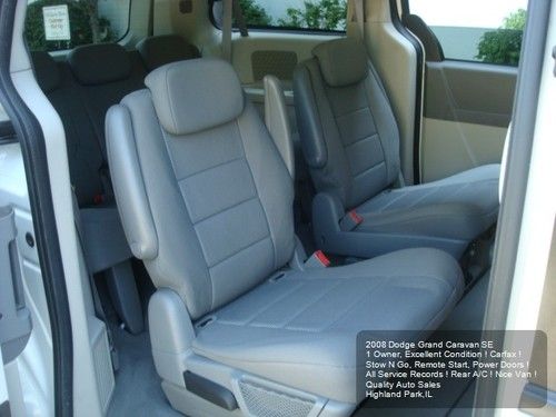 2008 DODGE GRAND CARAVAN SE 1OWNER STOW N GO CD/iPOD CARFAX POWER SLIDING DOORS, US $6,975.01, image 6