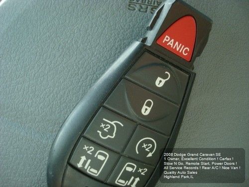 2008 DODGE GRAND CARAVAN SE 1OWNER STOW N GO CD/iPOD CARFAX POWER SLIDING DOORS, US $6,975.01, image 13