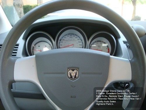 2008 DODGE GRAND CARAVAN SE 1OWNER STOW N GO CD/iPOD CARFAX POWER SLIDING DOORS, US $6,975.01, image 24