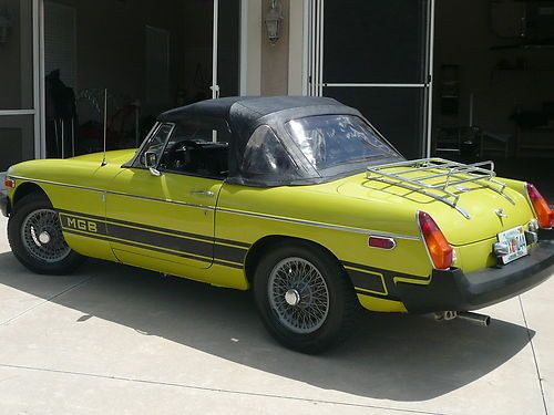 1976 mg mgb mk iv convertible 2-door 1.8l