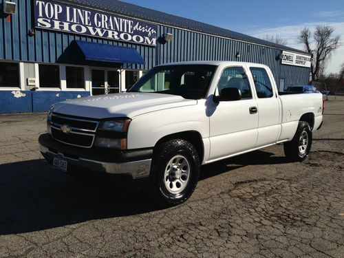 2007 chevrolet 1500 ext cab 4x4 pickup truck 6' bed 4.8l vortec