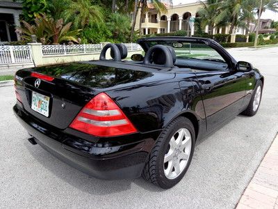 Florida 99 slk 230 kompressor convertible 54,455 orig miles clean fax no reserve