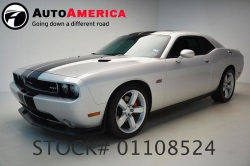 18k low miles 2012 challenger srt8 silver w/ black stripes auto 1 one owner