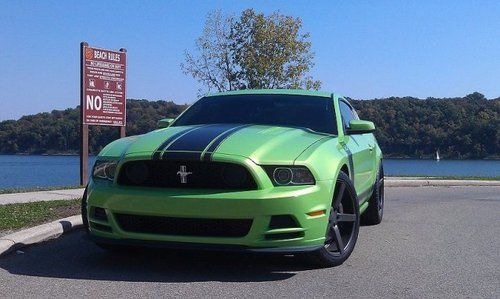 2013 ford mustang boss 302 with watts link suspension upgrade.  vossen wheels.