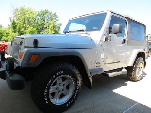 2005 JEEP WRANGLER UNLIMITED 6CYL A/C 6SP CRUISE ORIGINAL UNMOLESTED NO RESERVE, image 2