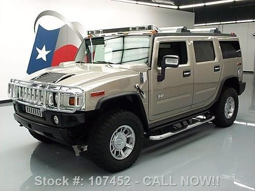 2006 hummer h2 4x4 htd leather sunroof nav dual dvd 52k texas direct auto