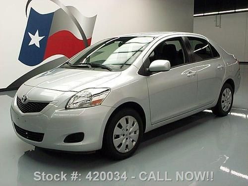 2012 toyota yaris sedan automatic cd audio 1-owner 35k texas direct auto