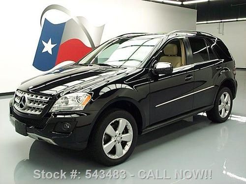 2010 mercedes-benz ml350 4matic awd p1 sunroof nav 48k texas direct auto