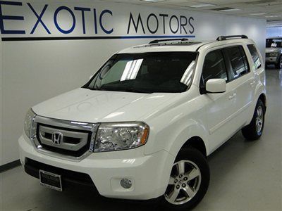 2009 honda pilot ex-l awd!! leather rear-cam heated-sts 3rd-row 6-cd moonroof!!