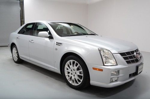 2009 cadillac sts nav sunroof power heated leather keyless 1 owner kchydodge