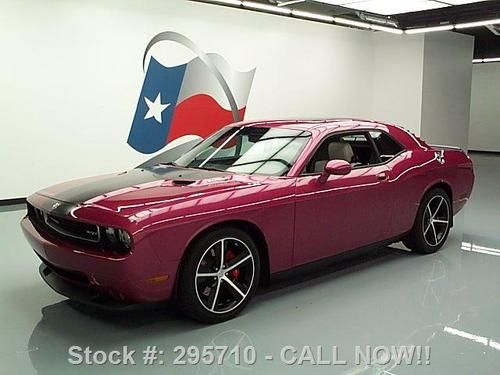 2010 dodge challenger srt8 hemi furious fuschia nav 20k texas direct auto