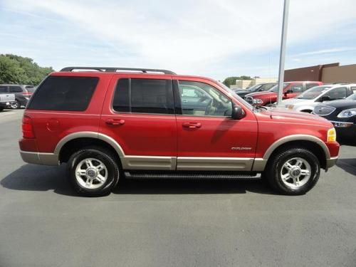 2002 ford explorer 4x4 leather clean carfax sunroof new tires adjustable pedals