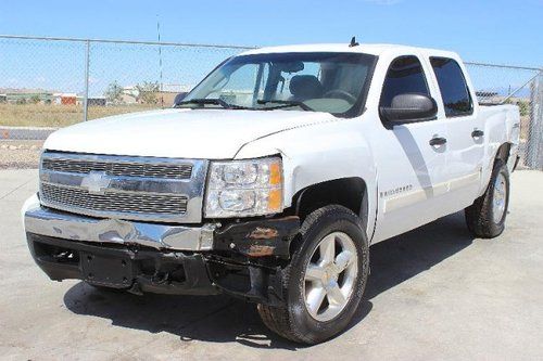 2007 chevrolet silverado 1500 ls crew cab 4wd damaged (bill of sale) runs! l@@k