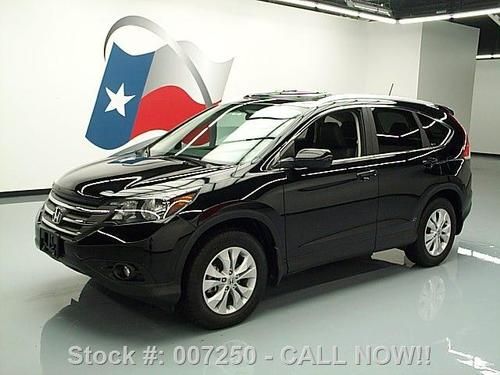 2012 honda cr-v ex-l sunroof rear cam htd leather 14k texas direct auto