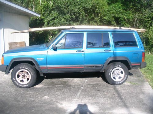 1993 jeep cherokee blue