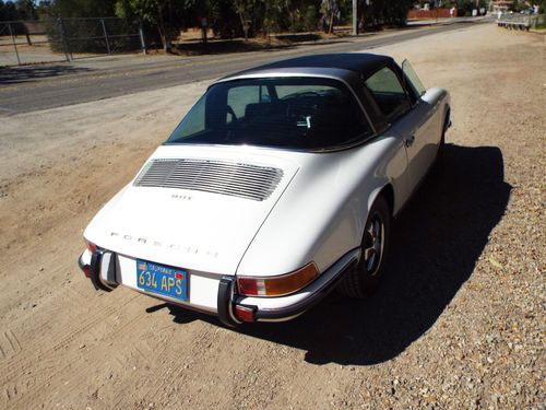 1970 porsche 911T targa original panels ,rust free california car, blue plates, image 5