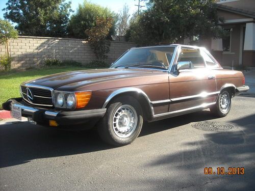 1981 mercedes benz 380 sl calif car!